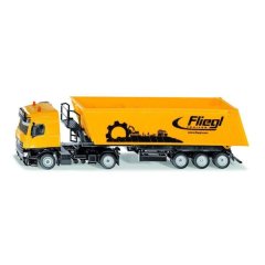 Siku Mercedes-Benz Truck with Tipping Fliegl Trailer Scale 1: 50