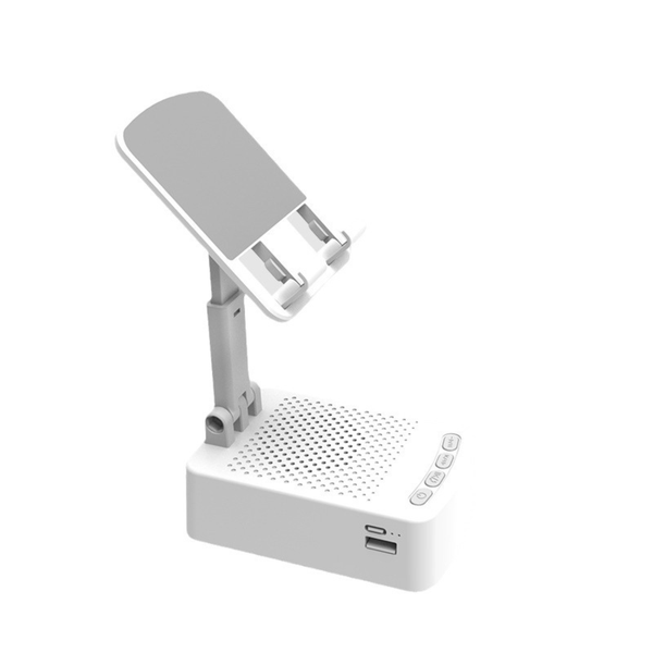 Smartphone Stand With Speaker Audio, Three-in-One Folding Tablet Stand