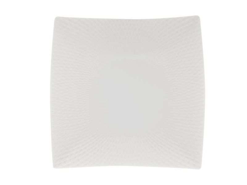 Maxwell &amp; Williams - 18.5cm White Basics Diamonds Side Plate - Set of 6