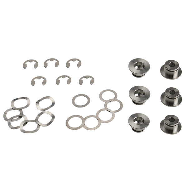 (6PCS silver Brake Disc Bobbin Kits compatible KTM BMW YAMAHA Aprilia