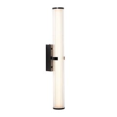 The Lighting Warehouse - Wall Light Saxon Black Long