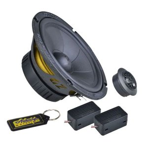 Ground Zero 6.5" 2-way Component Speaker System Set &amp; Gel Key Holder