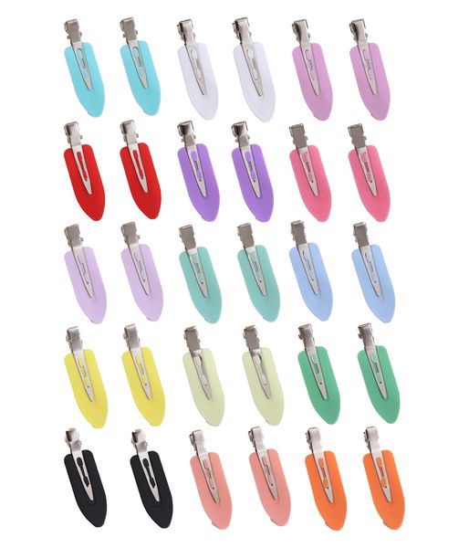 No Crease Hair Clips, Bulk Multicolor No Bend Dent for Makeup