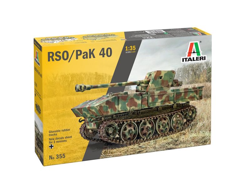 Italeri 1/35 RSO / PAK 40 Plastic Model Kit