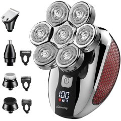 Professional 5-in-1 Electric Head Shaver Grooming Kit for Men