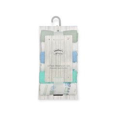 Mothers Choice 6 Pack Baby Washcloth Set - Trains