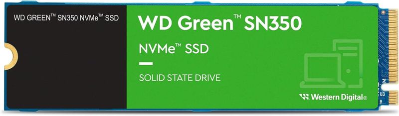 Western Digital 500GB WD Green SN350 NVMe Internal SSD Solid State Drive