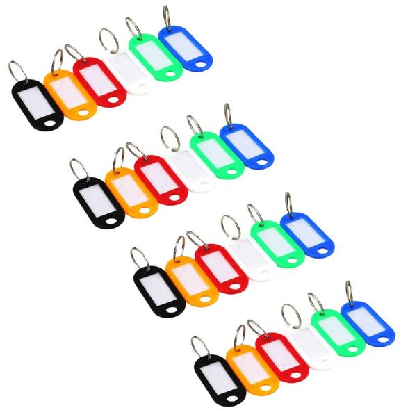 Plastic Key Ring Tag (24pcs)