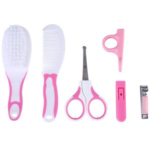 6 Piece Baby Newborn Health Care Set - Pink