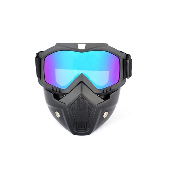 Full Face Motorcycle Bike GelSoft Paintball Airsoft Mask Games NTMS110