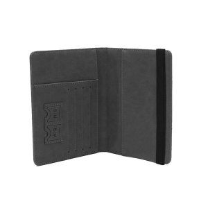 Multi-Function RFID Vintage Business Passport Covers Holder - Black