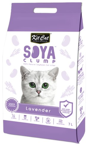 Kit Cat Soya Clump Cat Litter - Lavender