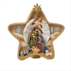 Table Decoration Five-Pointed Star Manger Birth Window Decoration