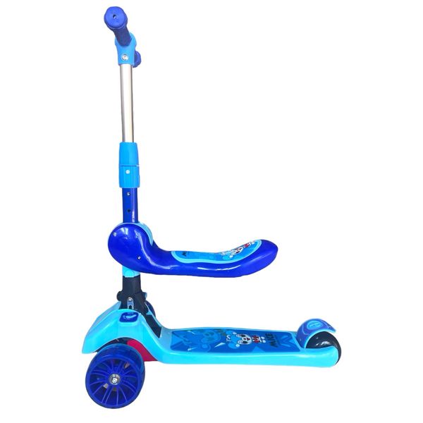 3 Wheels Folding Kick Scooter with LED Light and Music For Kids