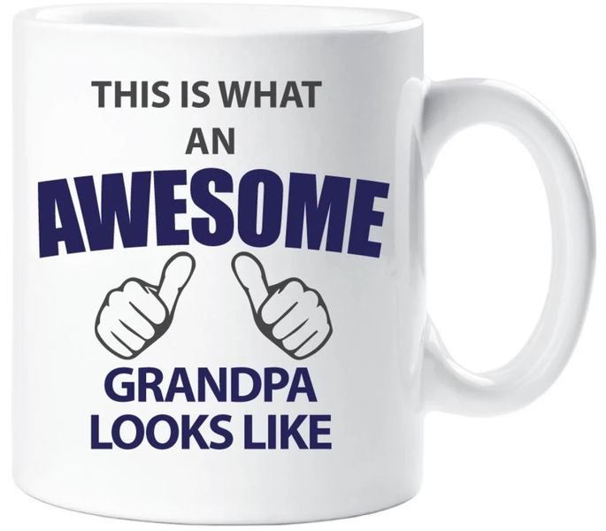 This What An Awesome Grandpa Birthday Christmas Father's Day Gift Mug
