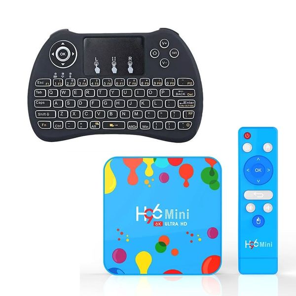 H96 Mini 6K HD Android 9 Smart TV Box With Mini Keyboard