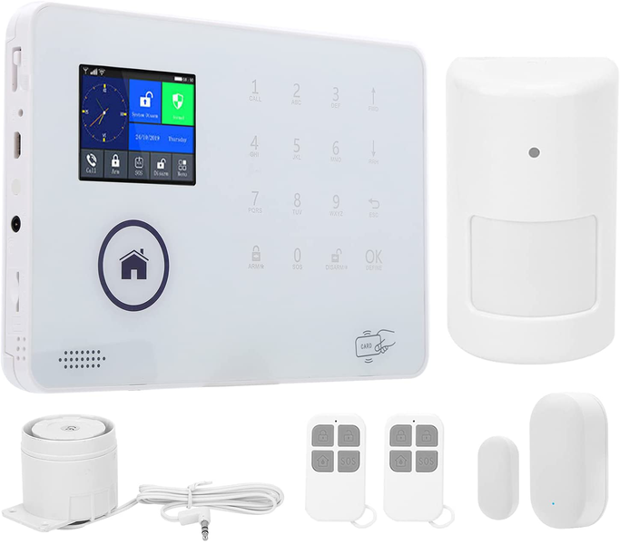 Tuya Home Security Alarm System, 4G/Wifi Dual-Network Door Sensor System