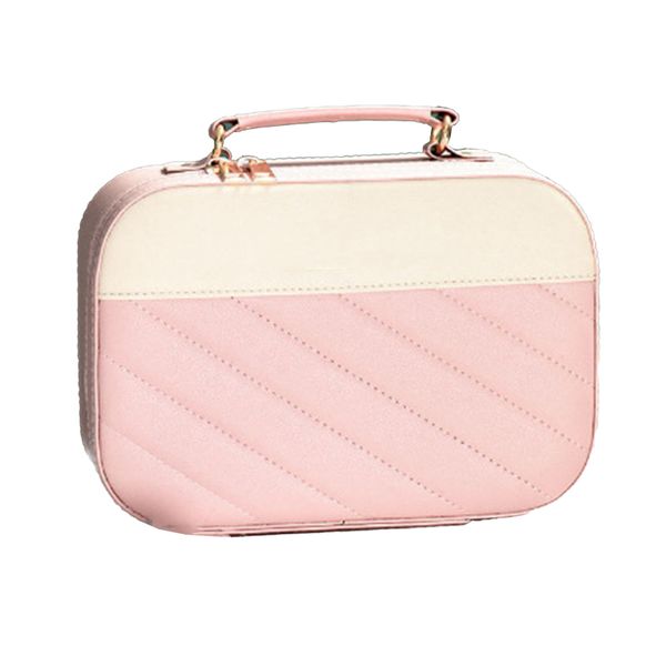Small pink makeup bag