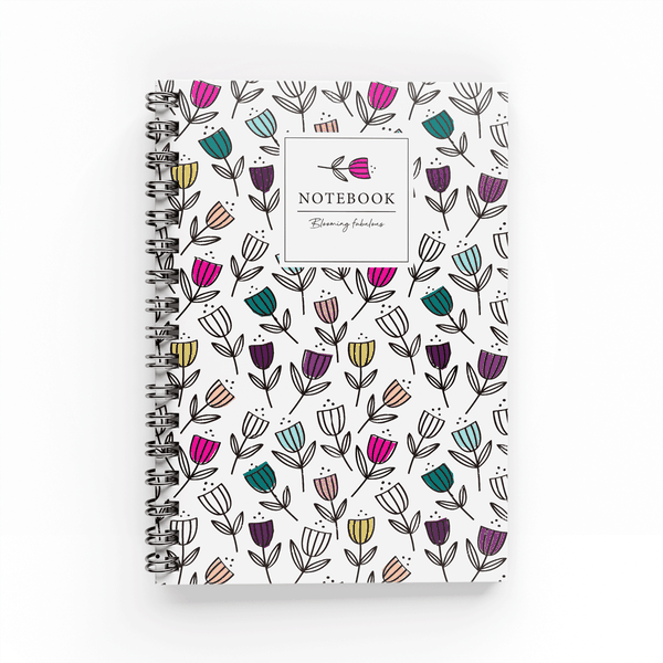 Illustrated Tulips Notebook
