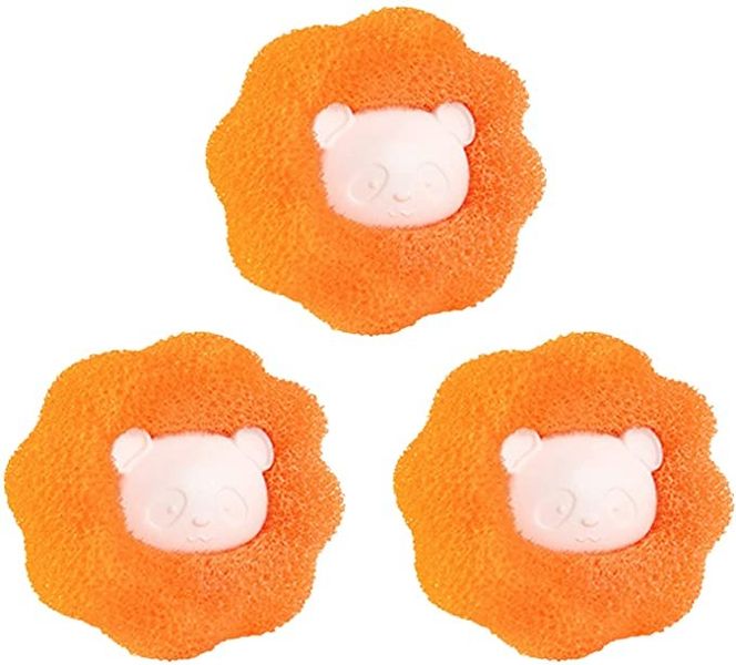Clothes Hair Removal Cleaning Laundry Ball - 3 Piece Each Color Inside