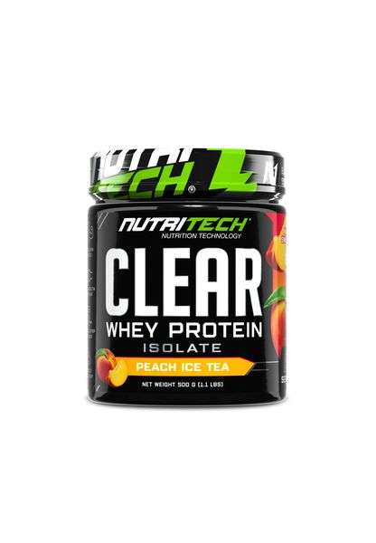 Nutritech Clear Whey Protein Isolate Peach ice Tea 500g