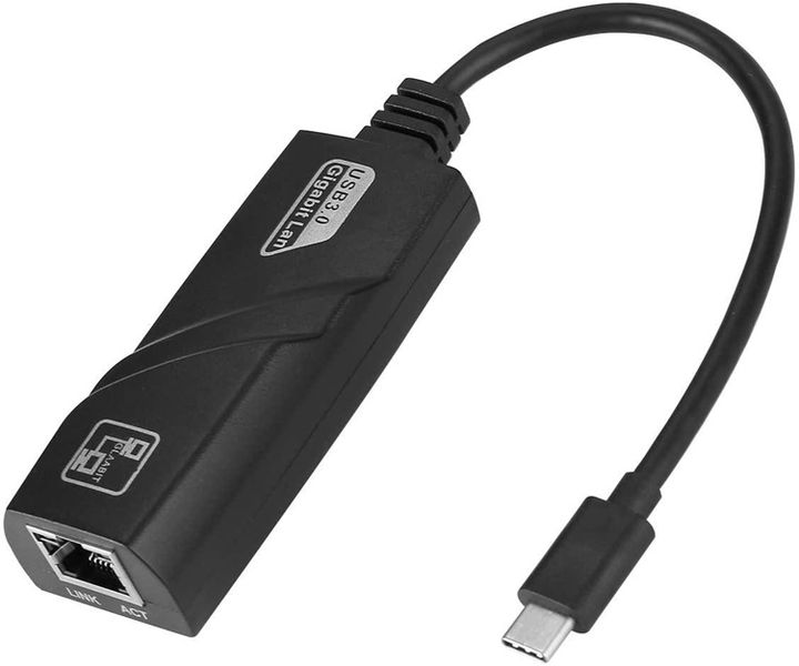 USB-C Gigabit LAN Adapter High-Speed RJ45 Network Converter for Laptop &amp; PC