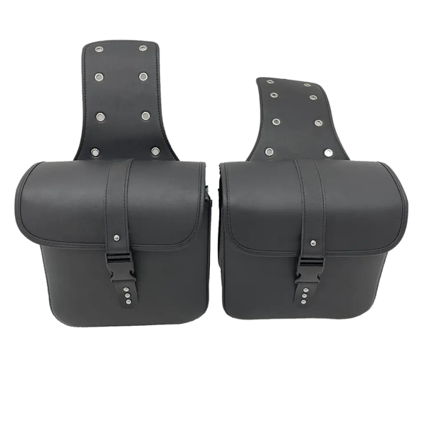 Retro/Cruiser Saddle/ Side Bags Set (Black)
