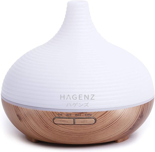 Hagenz Ultrasonic Aroma Diffuser 5-in-1 Humidifier Air Purifier 400ml