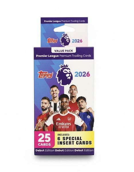 Topps Premier League 2026 Ultimate Value Pack -Limited Edition Card&amp;Inserts