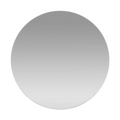 Native D cor Round Birch Framless Mirror