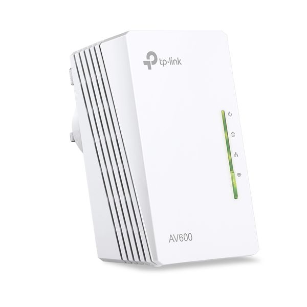 TP-Link WPA4220 AV600 Wi-Fi Powerline Extender 2 Ethernet Ports Plug &amp; Play