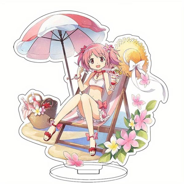 1pc 2D Anime Acrylic Figure, Standing Model, Desk Ornament for Fans
