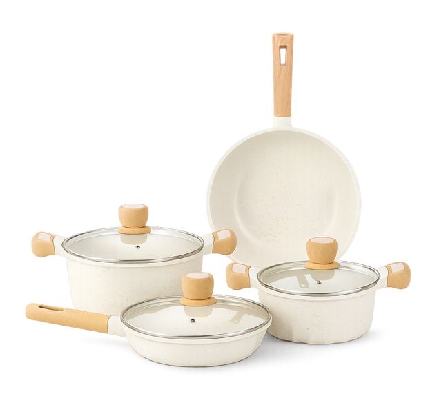 Minhaj Homeware - Magnolia Aluminium 7 Piece Cookware Set