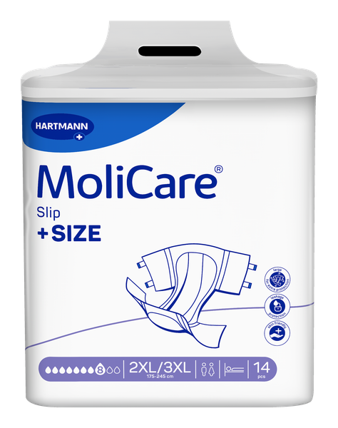 MoliCare Slip +SIZE - 8 Drop - Waist 175-245cm