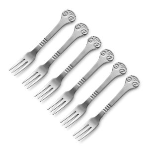 Carrol Boyes Cake Fork Set of 6- Soleil