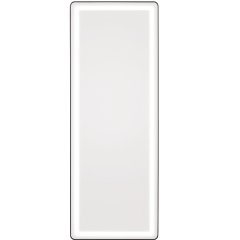 LED Mirror 160 x 50cm - Four Corner, Black