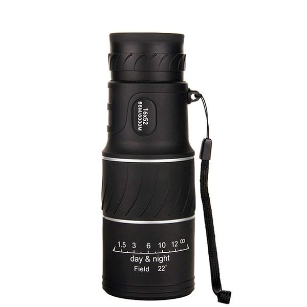 16 X 52 Monocular Telescope with Bag For Outdoor Sport Camping