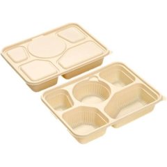 5 Compartment Disposable Lunch Box (Pack of 50)