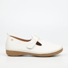 Butterfly Feet Classics Cindi 6 Women Faux Leather Pumps - White