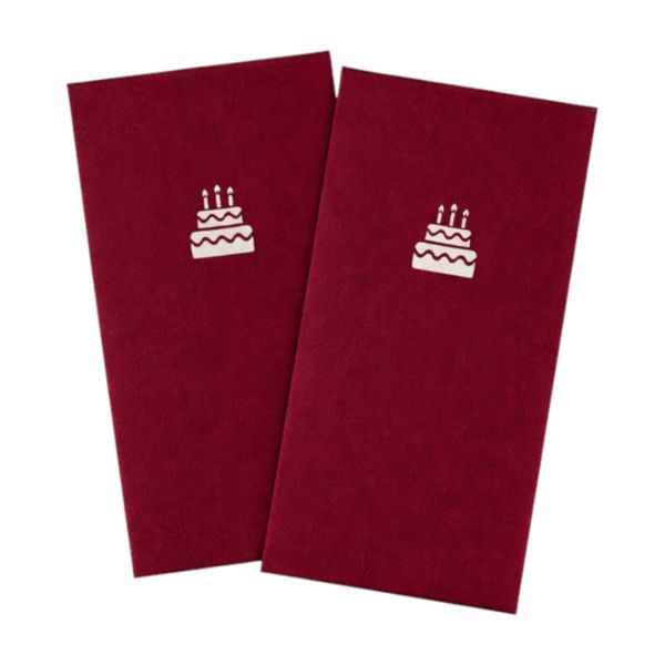 Birthday Card Set with Cake Design - 12 Piece Premium Greeting Card Pack