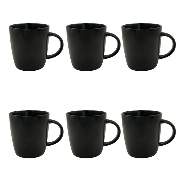 6 Piece Mug 350ml 9.5x9cm Ironstone