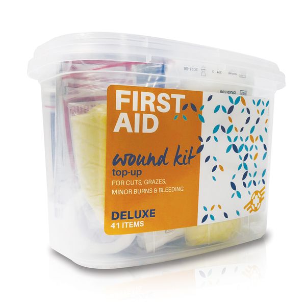First Aid Wound Top-Up Deluxe Kit 41 Items