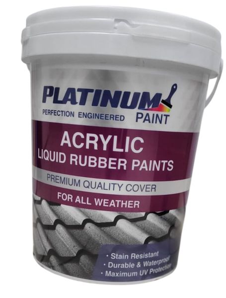Platinum Liquid Rubber Acrylic Paint 20L -Light Grey