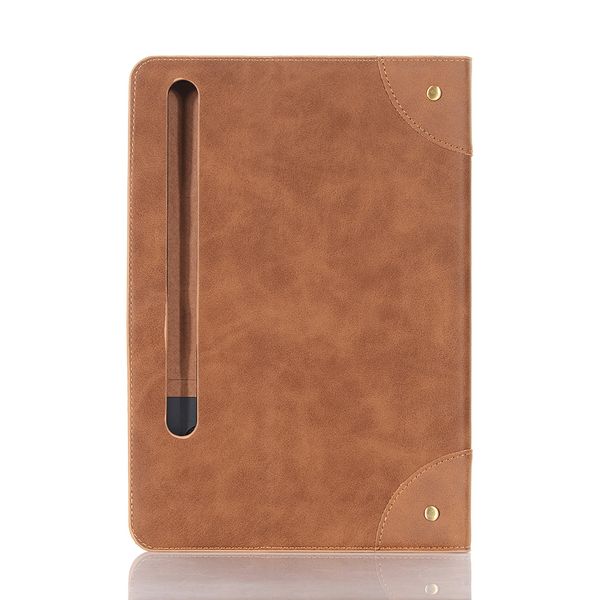 Favorable impression Faux Leather Flip Case for Samsung Tab S7