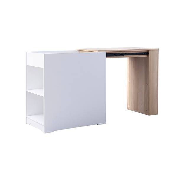 Decorum &amp; Co - Averin Extendable Desk with Side Shelves