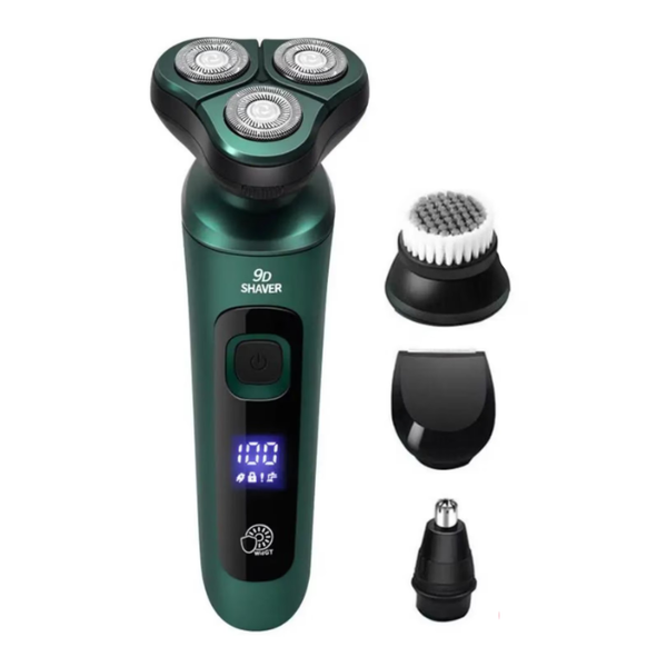 Electric Shaver, Professional Dermal Material, Four-in-One, Rotary System