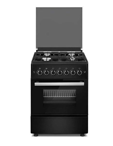Ferre 60 60 Free Standing Full Gas Stove F6B40G2.MB - Matt Black