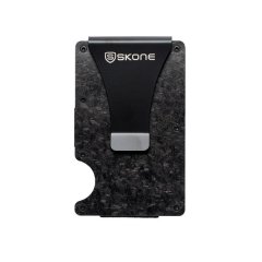 Minimalist Wallet - Card Holder &amp; Money Clip-RFID Blocking - Forged Carbon