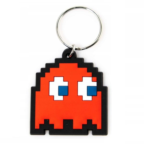Pac-Man (Blinky) Rubber Keychain