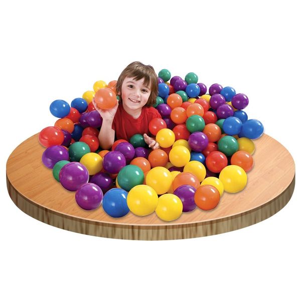 Colourful Kids Plastic Balls - 100's Pack